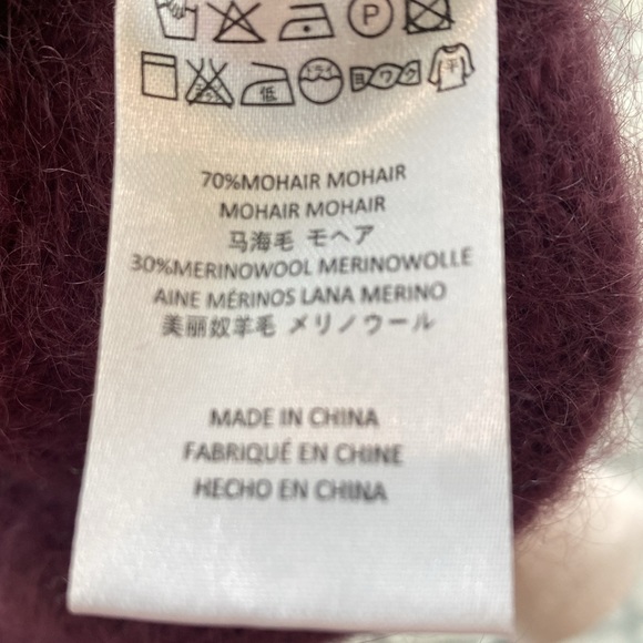 NEEDLE By Anthropologie Louise Mohair Merino Wool Sweater Women's Size large - Picture 11 of 11